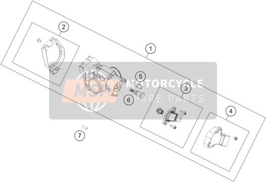 55741101000, Throttle Body, KTM, 0