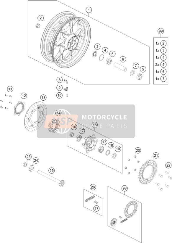 61912033000, Tire Pressure Sensor, KTM, 2