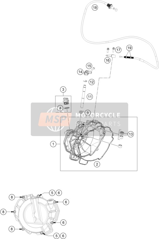 C90032049000, Clutch Release Shaft, KTM, 0