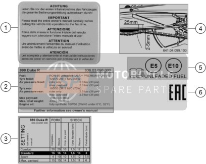 63603097000, Sticker,  Std Setting, KTM, 1