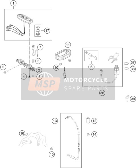 54813026000, Kabel Ondersteuning 10/6mm 06, KTM, 1