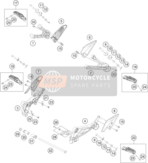 J650001200500, Rubber Buffer, KTM, 2