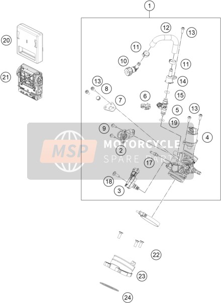 94541001000, Throttle Body, KTM, 0