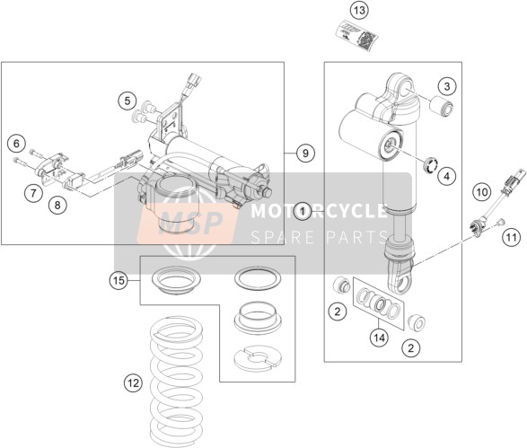 00700005, Hs Flat Head Screw M6X8 Acc Drawing, KTM, 0