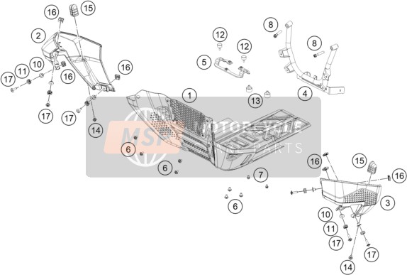 A6100309000001, Skid Plate, KTM, 0