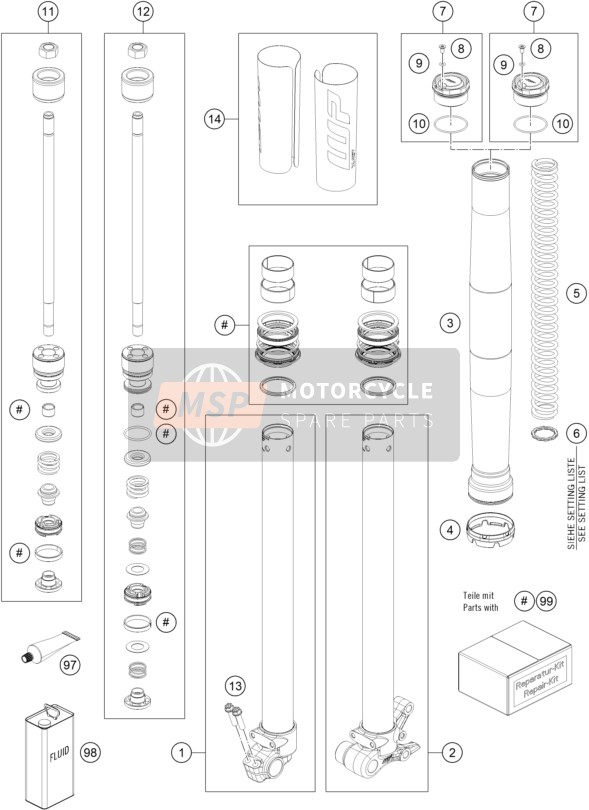 35480623, Fork Protection Ring 48, 4mm, KTM, 2