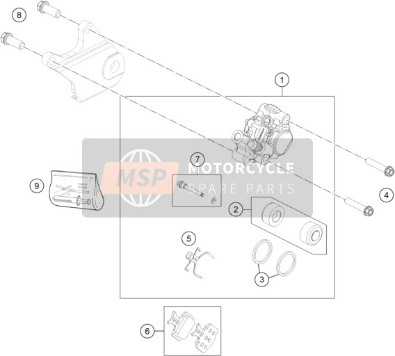 Rear Brake Caliper