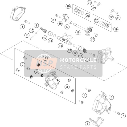 50437023100, Exaust Flap Bushing, KTM, 1