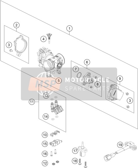 A42041006000, Fuel Manifold, KTM, 0