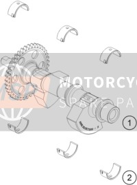 KTM RC 8C 2023 Balancer-as 2 voor een 2023 KTM RC 8C