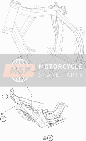 KTM SX-E 5 EU 2021 Motorbescherming voor een 2021 KTM SX-E 5 EU