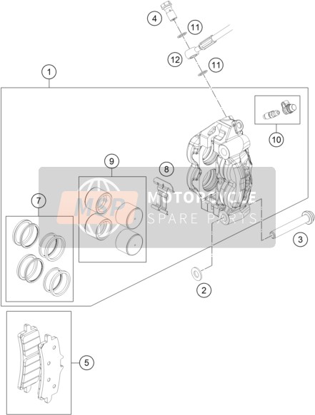 58413049000, Rondelle 10, 2X20X2, 5 mm  04, KTM, 0