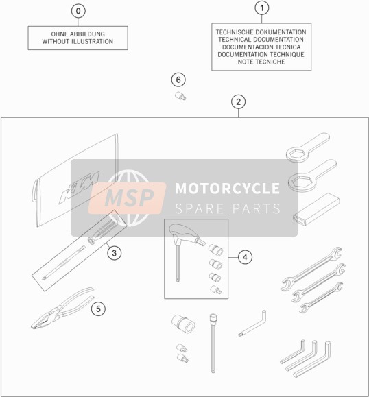 KTM 1050 ADVENTURE ABS Australia 2016 Separate Enclosure for a 2016 KTM 1050 ADVENTURE ABS Australia