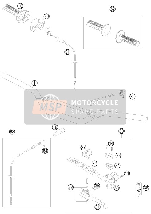 59002031000, Clutch Lever Long Cpl. 2003, KTM, 1