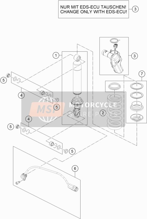 R15016, Monoshock Repair Kit, KTM, 0