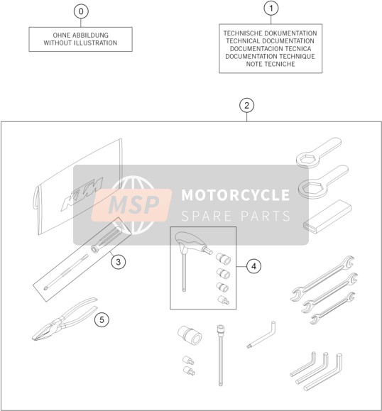 KTM 1190 ADVENTURE R ABS Japan 2013 Separate Enclosure for a 2013 KTM 1190 ADVENTURE R ABS Japan