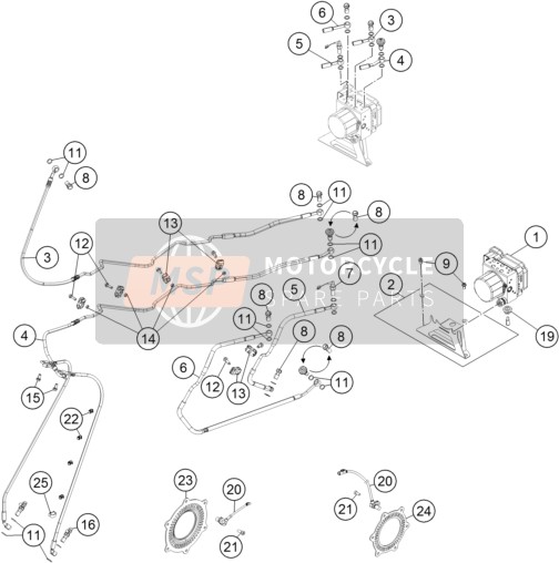 KTM 1190 ADVENTURE R ABS Japan 2014 Anti-Lock System ABS for a 2014 KTM 1190 ADVENTURE R ABS Japan