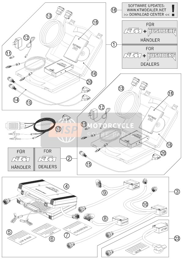 KTM 1190 RC8 R BLACK USA 2012 Diagnostic Tool for a 2012 KTM 1190 RC8 R BLACK USA