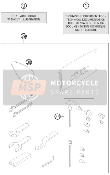 KTM 1190 RC8 R WHITE USA 2014 Separate Enclosure for a 2014 KTM 1190 RC8 R WHITE USA