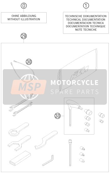 KTM 1190 RC8 WHITE Europe 2010 SEPARATES GEHÄUSE für ein 2010 KTM 1190 RC8 WHITE Europe