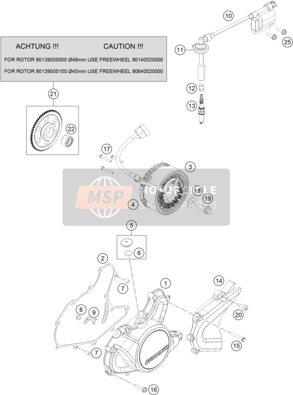 J618253216, Needle Roller Bearing HK2516, KTM, 0