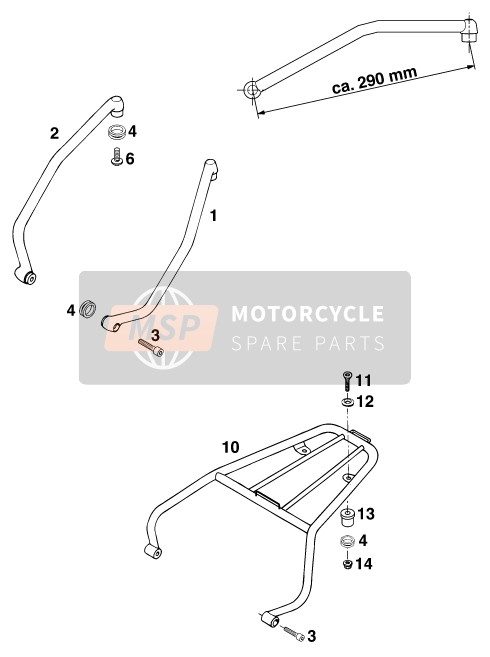 KTM 125 STING/100 Europe 1997 Accessories for a 1997 KTM 125 STING/100 Europe