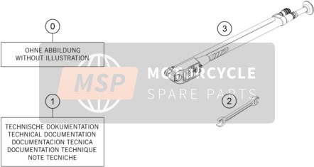 KTM 125 SX USA 2019 SEPARATES GEHÄUSE für ein 2019 KTM 125 SX USA