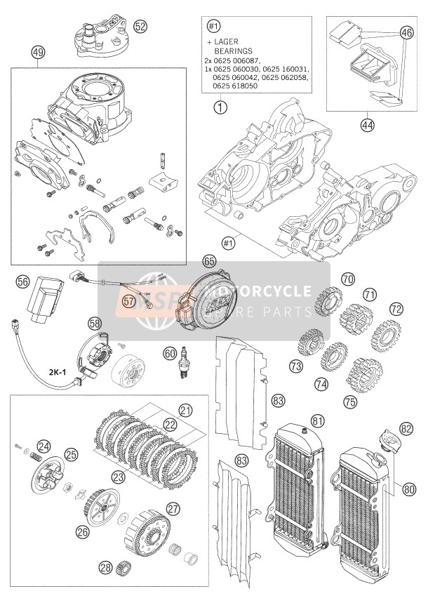 50332010100, Disque Lisse 125/98, KTM, 0