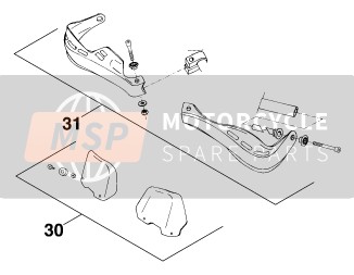 KTM 200 EXC Europe 1998 Zubehör für ein 1998 KTM 200 EXC Europe