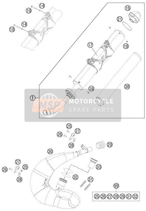 50205057000, Silicon Sleeve D=29/31mm, KTM, 0