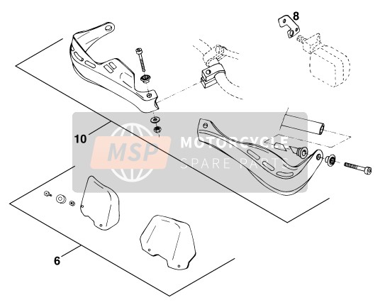 KTM 250 E-GS WP Japan 1995 Accessoires pour un 1995 KTM 250 E-GS WP Japan