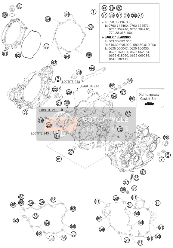 75030010000, Case Bush, KTM, 1