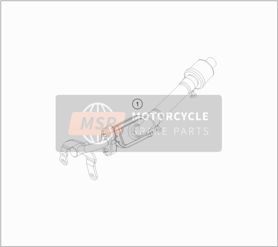 KTM 250 EXC-F USA 2018 Système d'air secondaire SAS pour un 2018 KTM 250 EXC-F USA