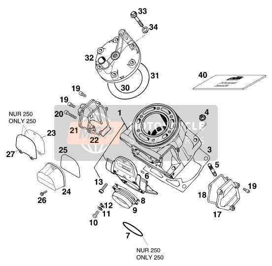 56530079000S, Hh Collar Screw M8X44 WS13, KTM, 1