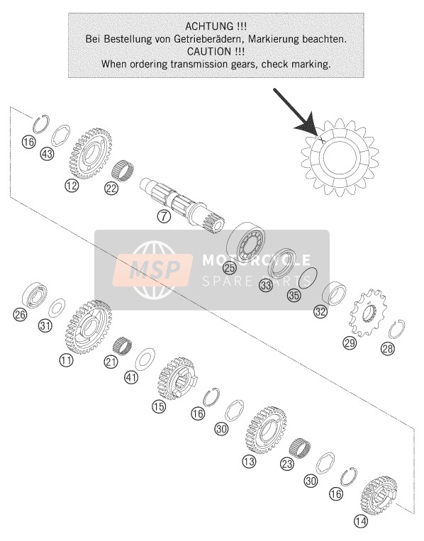 54833012200, Losrad 2.G 24-Z, KTM, 0