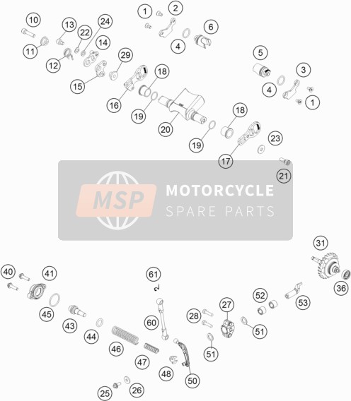 KTM 250 SX USA 2019 Exhaust Control for a 2019 KTM 250 SX USA