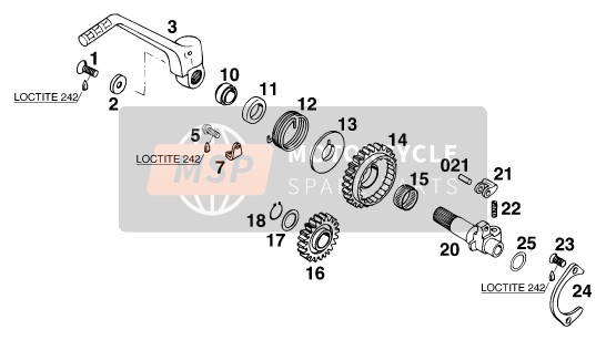 KTM 300 MXC USA 1994 Spare Parts - MSP