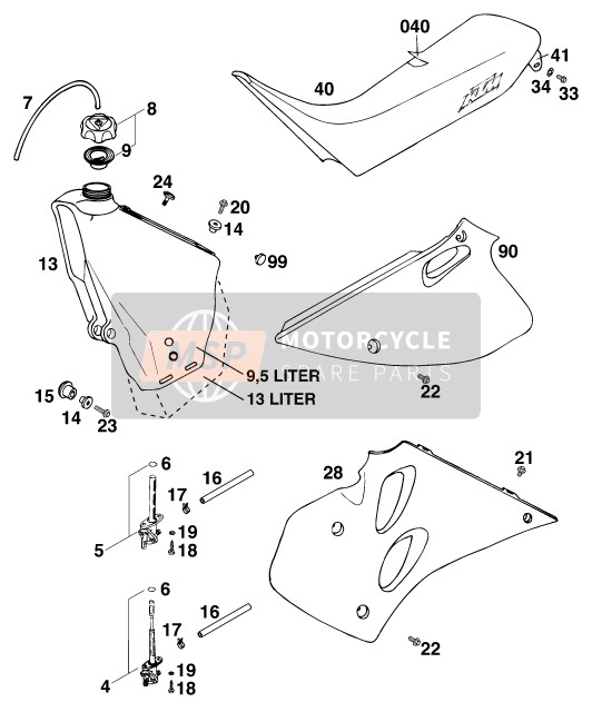 Tanque, Asiento