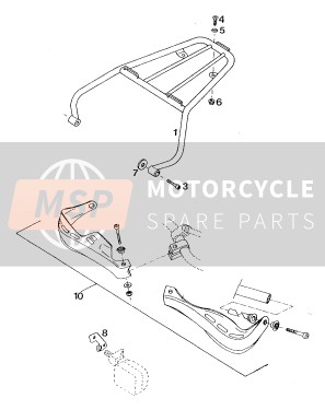 KTM 400 DUKE/ 20kW Europe 1994 Accessori per un 1994 KTM 400 DUKE/ 20kW Europe