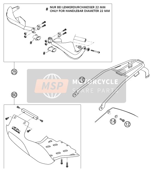 KTM 400 EXC RACING SIX-DAYS Europe 2002 Accessories for a 2002 KTM 400 EXC RACING SIX-DAYS Europe