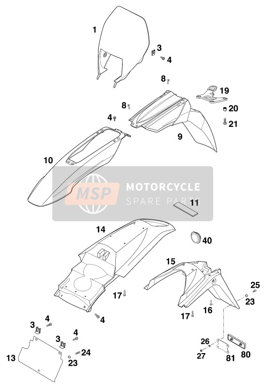 54601097000, Rubber Strip 85X25X3 mm, KTM, 0