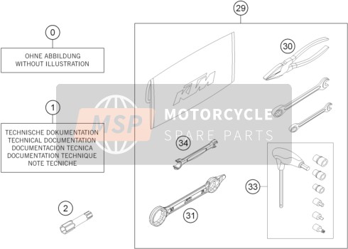KTM 450 EXC SIX DAYS Europe 2016 Afzonderlijke toevoeging voor een 2016 KTM 450 EXC SIX DAYS Europe
