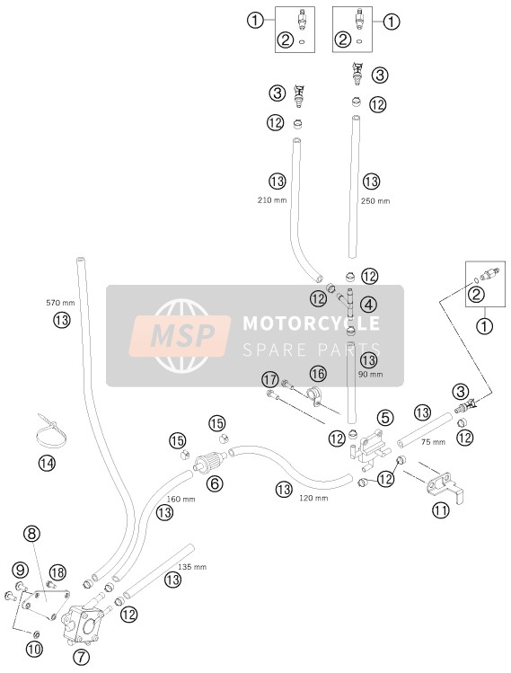 KTM 450 RALLY FACTORY REPLICA Europe 2013 Benzine pomp voor een 2013 KTM 450 RALLY FACTORY REPLICA Europe