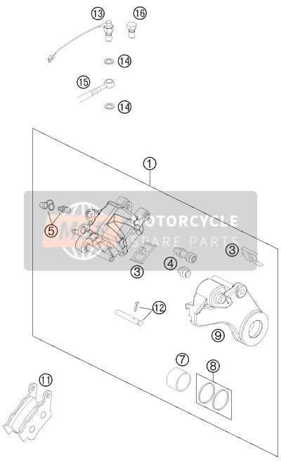 Rear Brake Caliper