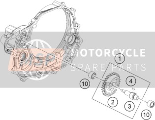 KTM 450 SX-F USA 2014 AUSGLEICHSWELLE für ein 2014 KTM 450 SX-F USA