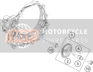 KTM 450 SX-F USA 2015 Arbre d'équilibrage pour un 2015 KTM 450 SX-F USA