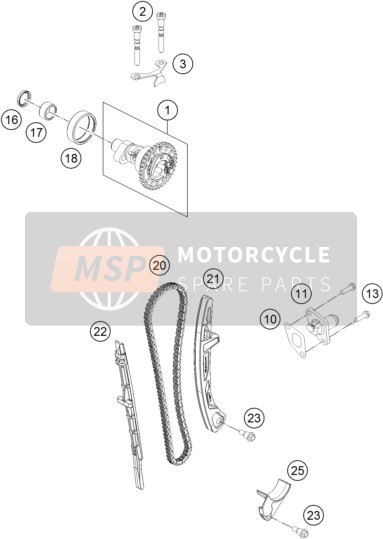 KTM 450 SX-F FACTORY EDITION USA 2019 Entraînement Par Courroie De Distribution pour un 2019 KTM 450 SX-F FACTORY EDITION USA