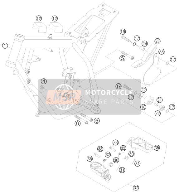 50203053000, Kettenrolle D=30mm, KTM, 0