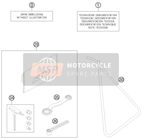 KTM 50 SX Europe 2013 Separate Enclosure for a 2013 KTM 50 SX Europe