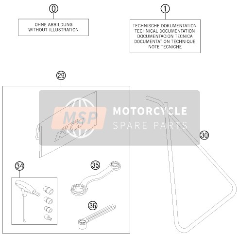 KTM 50 SX Europe 2017 Separate Enclosure for a 2017 KTM 50 SX Europe